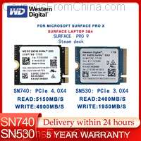 Western Digital WD SN740 1TB M.2 SSD 2230 NVMe PCIe Gen 4x4