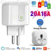 Tuya WiFi Smart Plug 16A/20A With Power Monitoring