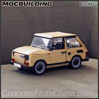 Maluch Fiat 126P MOC Building Blocks