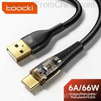 Toocki 6A 66W USB Type C Cable 1m