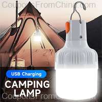 Outdoor USB Rechargeable LED Lamp Bulb 60W