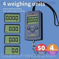 Mini 40kg/10g Electronic Hanging Fishing Luggage Weight Scale