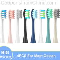 4Pcs Replacement Heads For Oclean Toothbrush [NOT Original]