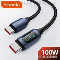 Toocki 100W USB C To USB Type C Cable 1m