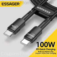 Essager 100W USB Type C To USB C Cable 1m