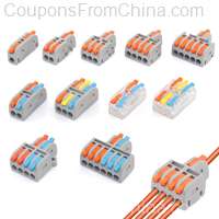 10pcs Mini Fast Wiring Cable Connectors M2-1