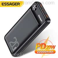 Essager Power Bank 20000mAh USB Type C PD 20W