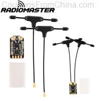 Radiomaster RP3 5V 2.4Ghz 100mW ExpressLRS ELRS Nano Receiver Dual RC Antenna