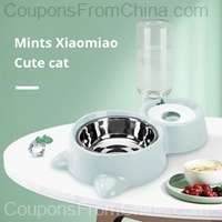 Pet Dog Cat Bowl Fountain Automatic Water Feeder