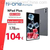 N-one NPad Plus Tablet 10.36inch MT8183 Android 12 6/128GB [EU]