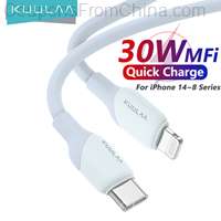 KUULAA MFi Lightning Cable PD30W 1m