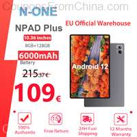 N-one NPad Plus Android 12 Tablet MTK8183 6/128GB 10.36inch 2K [EU]