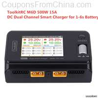 ToolkitRC M6D 500W 15A RC Charger