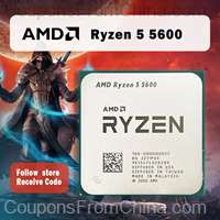 AMD Ryzen 5 5600 R5 3.5 GHz 6-Core 12-Thread CPU Processor