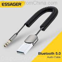 Essager Aux Bluetooth 5.0 Adapter Audio Cable
