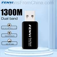FENVI 1300Mbps Dual Band 2.4G/5Ghz USB 3.0 Wireless AC Wi Fi Adapter