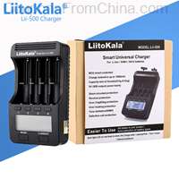 LiitoKala Lii-500 Battery Charger with Power Adapter