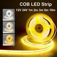 COB LED Strip Light 12V/24V 10m 252LEDs/m