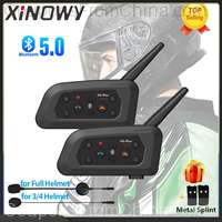 EJEAS V6 PRO Motorcycle Helmet Bluetooth Headset 2pcs