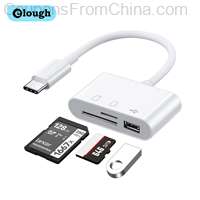 Elough Type-C Adapter TF CF SD Memory Card Reader