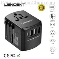 LENCENT Universal Travel Adapter All-in-one