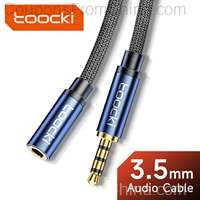 Toocki Aux Cable Jack 3.5mm Male to Female 1m