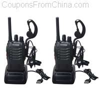 2pcs Baofeng Walkie Talkie BF-88E PMR 0.5W