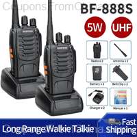 2x BAOFENG BF-888S Walkie Talkie