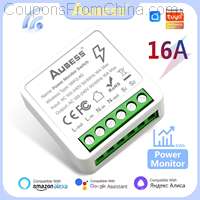 Aubess Power Monitor 16A Wifi Smart Switch