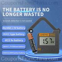 ANENG 168Max Digital Lithium Battery Tester