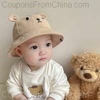 Cute Bear Baby Kids Bucket Hat