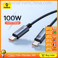 Baseus USB Cable PD 100W USB C to Type C 1m