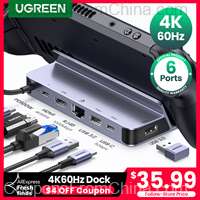UGREEN USB C Docking Station 6 in 1 4K60Hz
