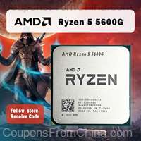 AMD Ryzen 5 5600G R5 3.9GHz Six-Core Twelve-Thread 65W CPU