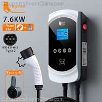 Feyree EV Charging Station 22KW 32A 3 Phase Electric Vehicle Car Charger [EU]