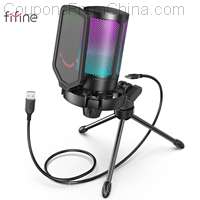 FIFINE USB Condenser Gaming Microphone