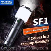 NATFIRE SF1 LED Camping Flashlight