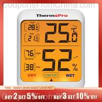 ThermoPro TP53 Digital Indoor Thermometer Hygrometer