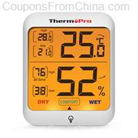 ThermoPro TP53 Digital Indoor Thermometer Hygrometer