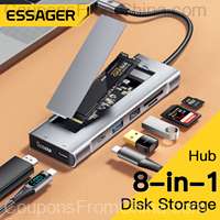 Essager 8-in-1 USB Hub