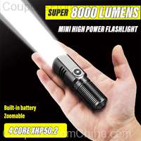 Mini LED Flashlight Rechargeable