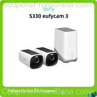Eufy Security S330 eufyCam 3 Solar 2pcs Camera Kit
