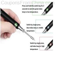Cordless Soldering Iron Tool Pen USB 5V 8W