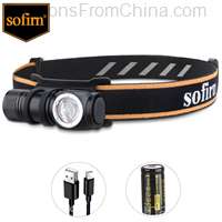 Sofirn HS10 Headlamp with 16340 Battery