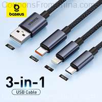 Baseus 3 in 1 USB Cable Type-C Cable