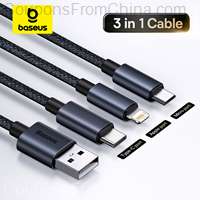 Baseus 3 in 1 USB Cable