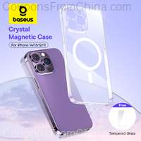 Baseus Transparent Magnetic Phone Case for iPhone
