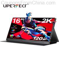 UPERFECT 120Hz Portable Monitor 16inch 2560x1600 2.5K IPS