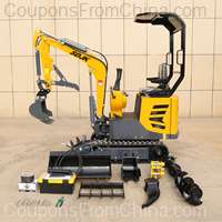 Agricultural Orchard Mini Excavator 1000kg