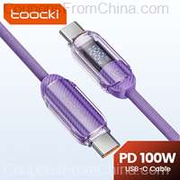 Toocki USB C to USB C Cable 100W 5A PD